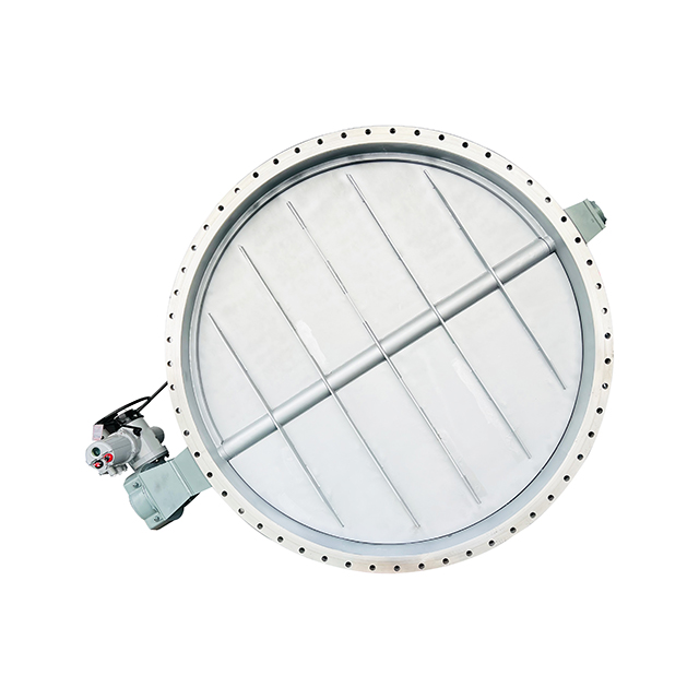 电动通风法兰蝶阀